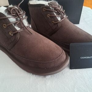 Men's Brown Suede Ankle Boots